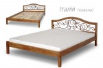 Ліжко двоспальне дерев'яне ІТАЛІЯ кована