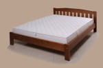 Двоспальне дерев'яне ліжко АЛЬФА-2