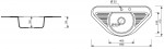 Розміри гранітної мийки Duro 1k trapez