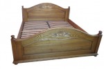 Ліжко двоспальне дерев'яне АФРОДІТА