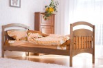 Ліжко односпальне дерев'яне АРІНА