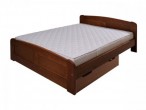 Двоспальне дерев'яне ліжко ЛІРА-3