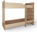 Двухъярусная детская деревянная кровать K-6