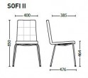 Кухонний стілець SOFI II chrome