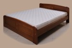 Двоспальне дерев'яне ліжко ЛІРА-1