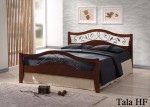 Кровать двуспальная металлическая деревянная TALA NF