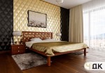 Купити ліжко двоспальне дерев'яне МОДЕРН