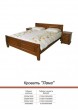 Деревянная кровать Лана