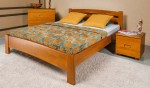 Купити ліжко дерев'яне МІЛАНА Люкс