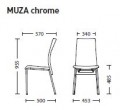 Стул металлический MUZA II | Новый Стиль |