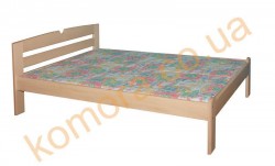 Ліжко двоспальне дерев'яне Берест