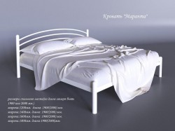 Металлическая кровать МАРАНТА