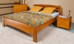 Дерев'яне ліжко МІЛАНА Люкс