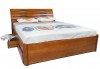 Ліжко дерев'яне з шухлядами МАРІТА LUX