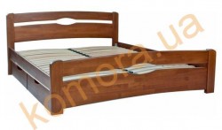 Дерев'яне ліжко НОВА з шухлядами