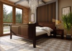 Купить кровать деревянная ГЛОРИЯ с высоким изножьем