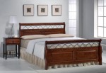 Ліжко двоспальне металеве дерев'яне VERONA