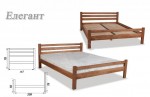 Ліжко дерев'яне ЕЛЕГАНТ