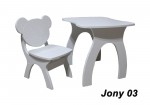 Комплект дитячих меблів JONY | ВІОРИНА |
