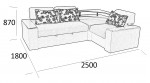 Купити кутовий диван АСТІ | ЮДІН |
