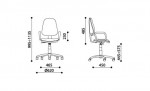 Розміри крісла COMFORT GTR chrome (Active-1)