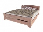 Двоспальне дерев'яне ліжко ЛІРА-4