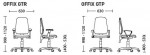 Офисное кресло для персонала OFFIX GTR chrome