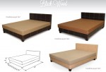 Двоспальне ліжко з підйомним механізмом СІЄСТА 2