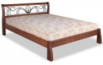 Ліжко двоспальне дерев'яне РЕТРО