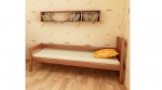 Односпальне дерев'яне ліжко СОЛО