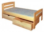Ліжко односпальне дерев'яне БЕРЕСТ