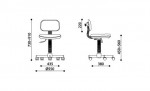 Размеры кресла  LOGICA GTS
