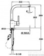 Смеситель кухонный TEKA ALAIOR-XL HP (ARK938)