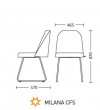 Купити стілець MILANA CFS | Новий Стиль |