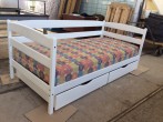 Ліжко односпальне дерев'яне МАРІО