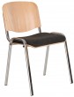 Купити стілець ISO wood plus combi chrome