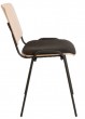Купить стул ISO wood plus combi black