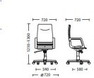 Офісне комп'ютерне крісло для керівників NOVA НОВА