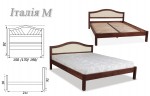 Ліжко двоспальне дерев'яне ІТАЛІЯ М