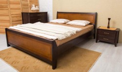 Деревянная кровать СИТИ (интарсия)