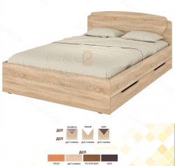 Двуспальная кровать МИЛАНА 140 + 4