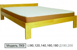 Дерев'яне ліжко ЛК-9