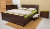 Дерев'яне ліжко СІТІ (фільонка) з шухлядами